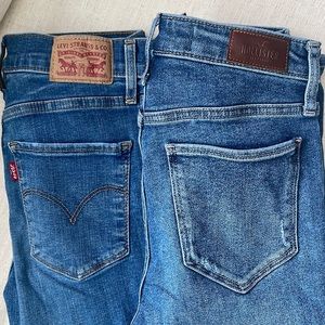 2 Distressed Jeans Levi’s/Hollister